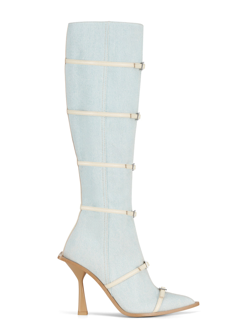 Daring Denim Boots
