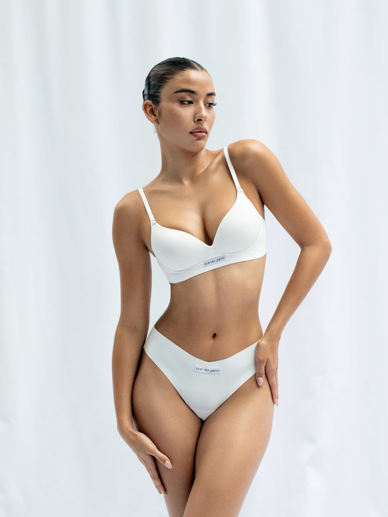 Second Skin Brazilian Panty White