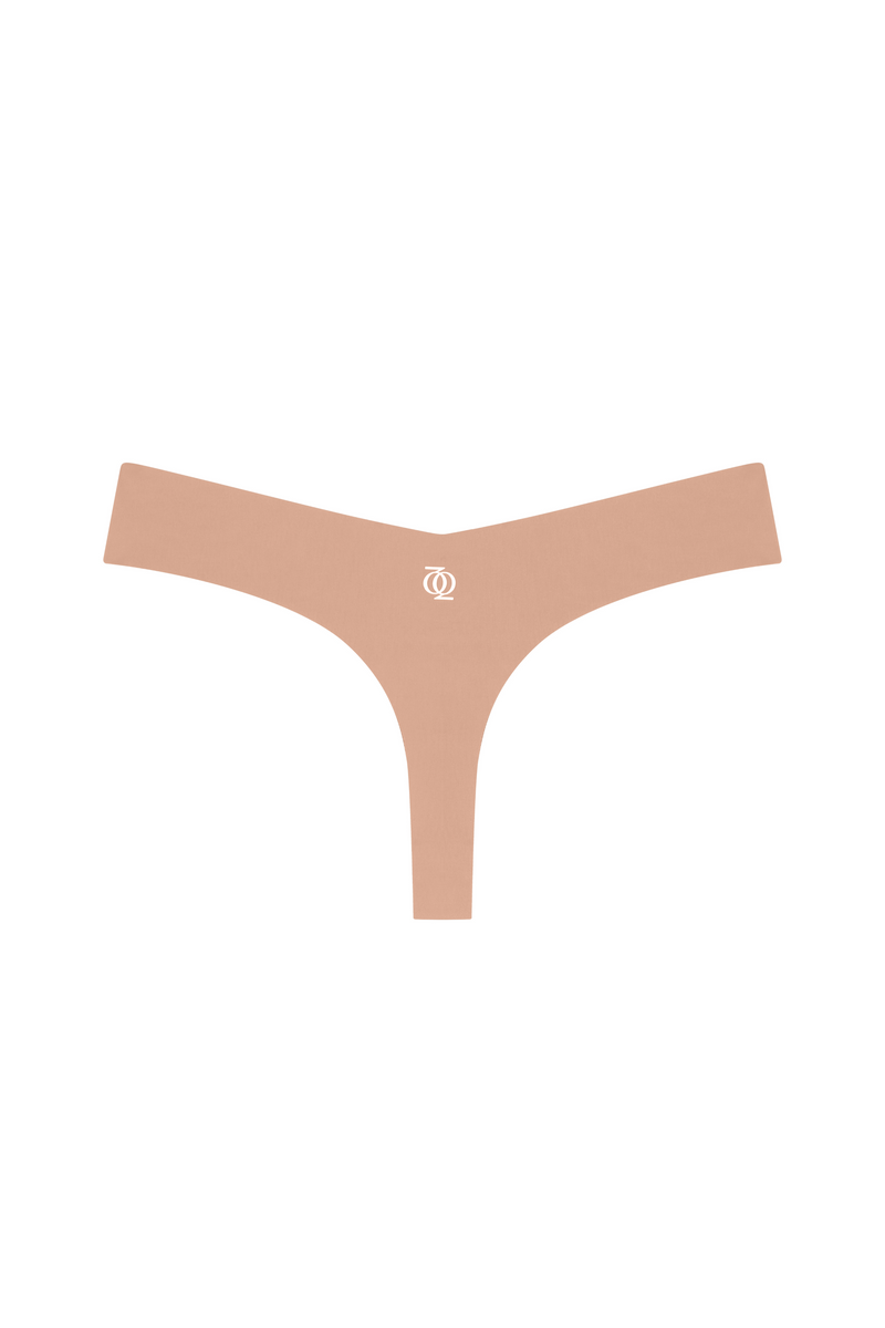 Second Skin Thong Cafe Au Lait