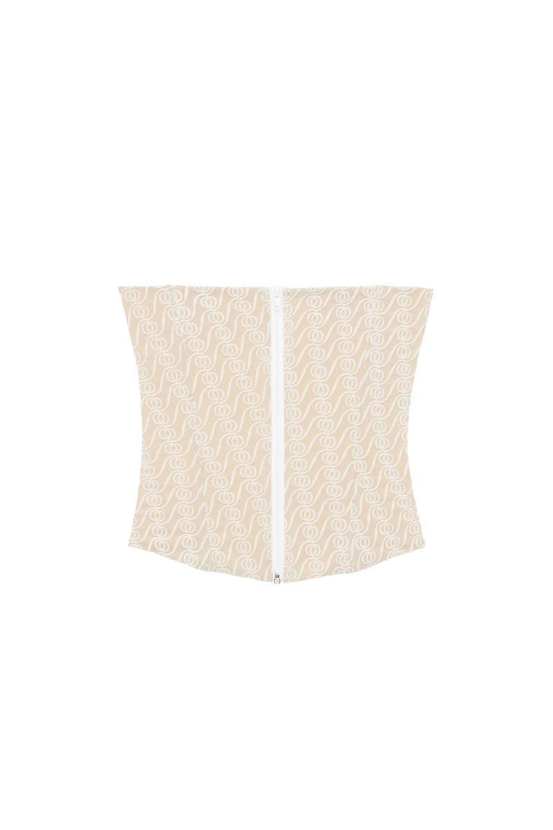 Alizee Strapless Corset White