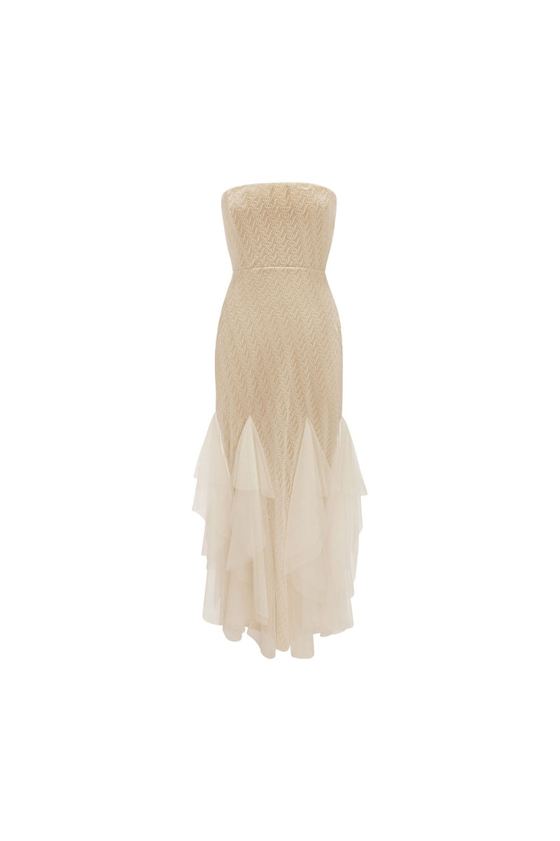 Alizee Strapless Dress White