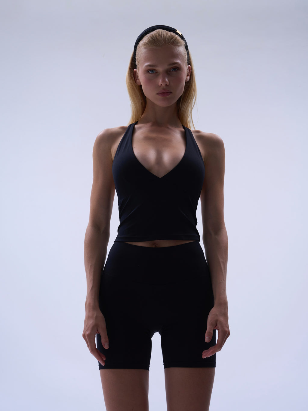 Second Skin Studio Halter Top Onyx