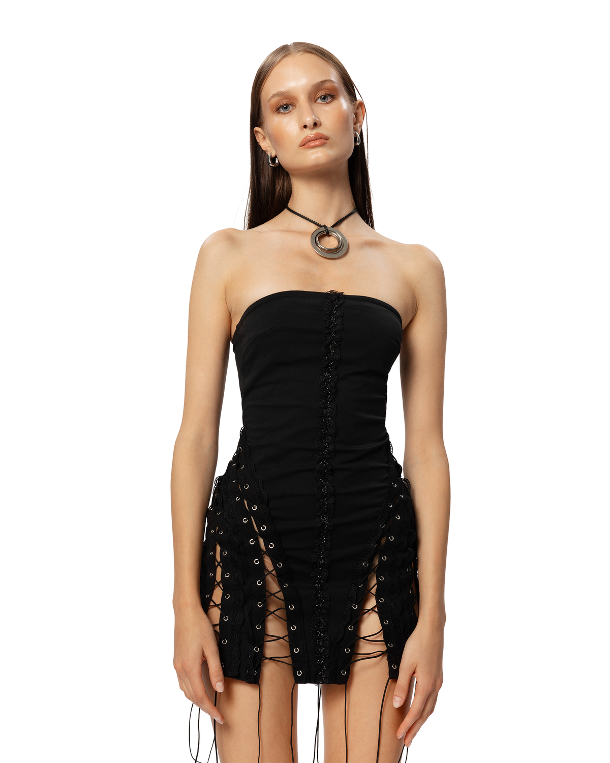 Sorry I'm Late Dress Black