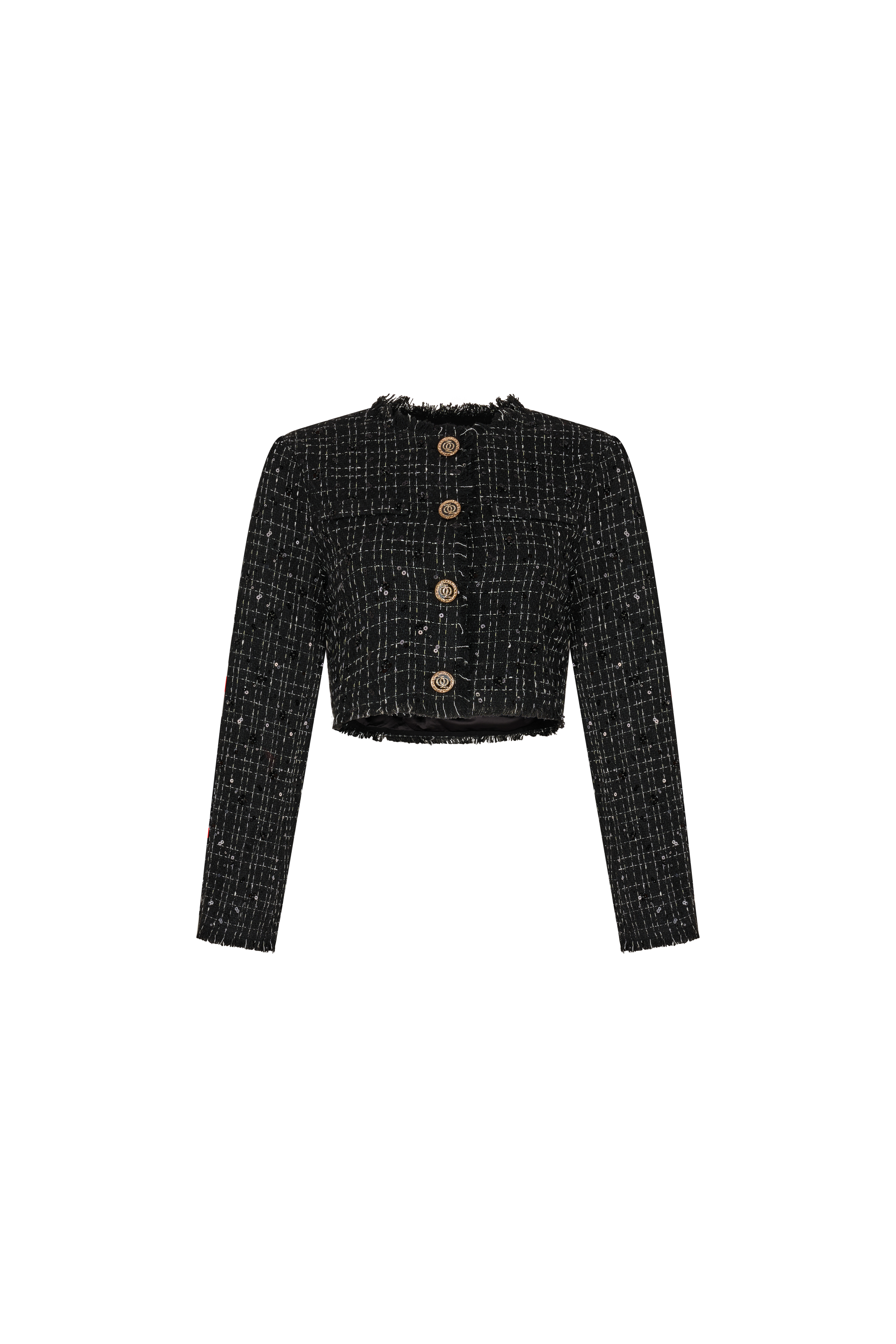 ASAP Tweed Jacket Black