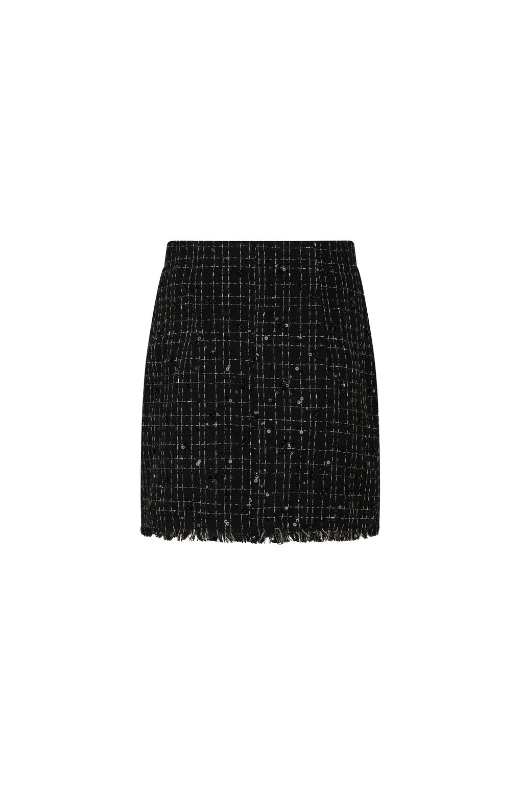 ASAP Tweed Skirt Black