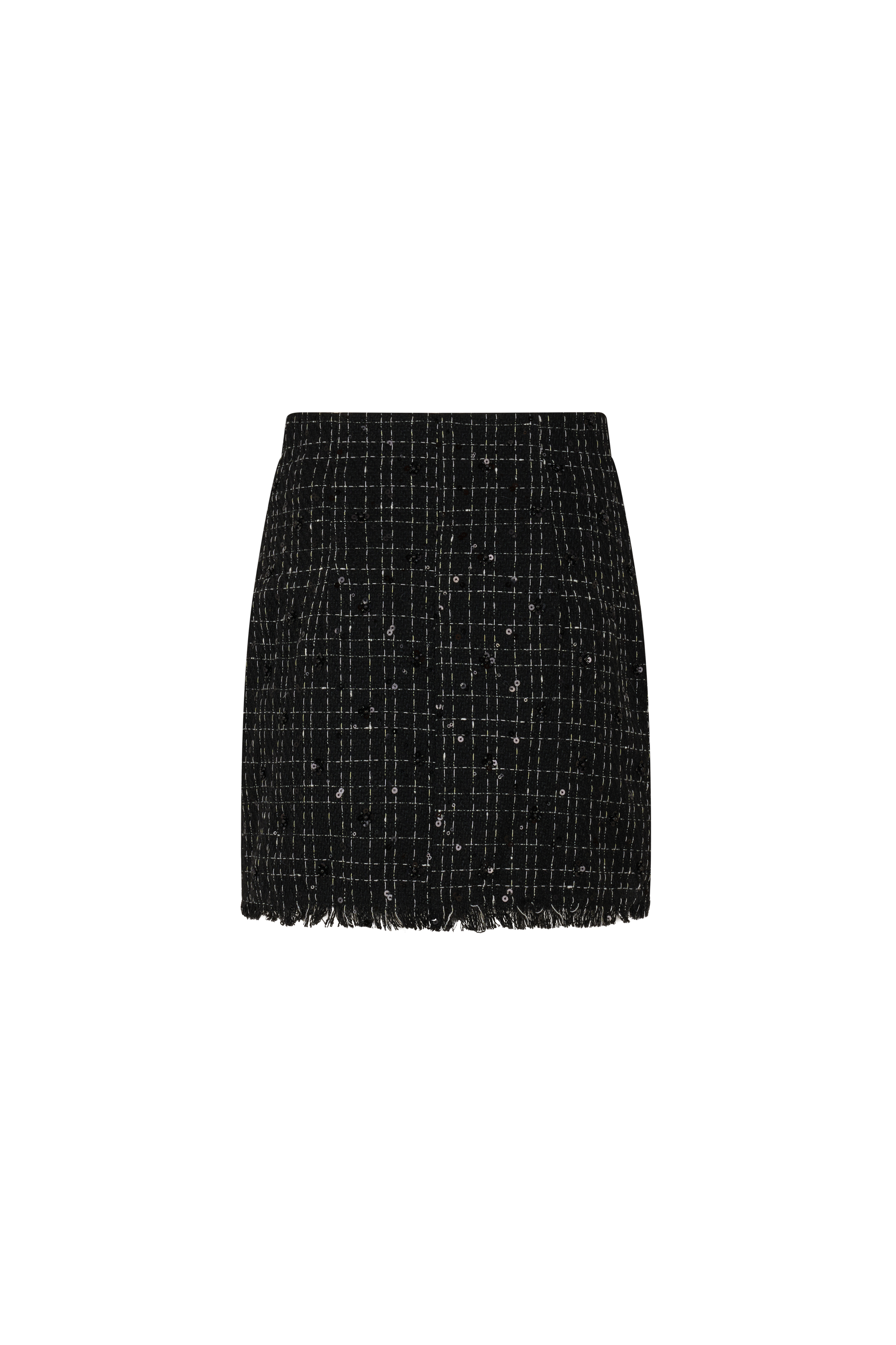 ASAP Tweed Skirt Black
