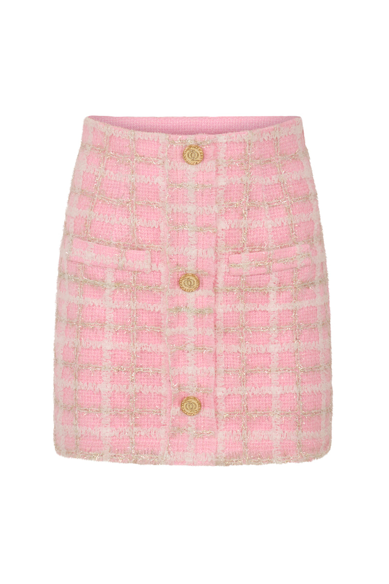 High Priority Tweed Skirt