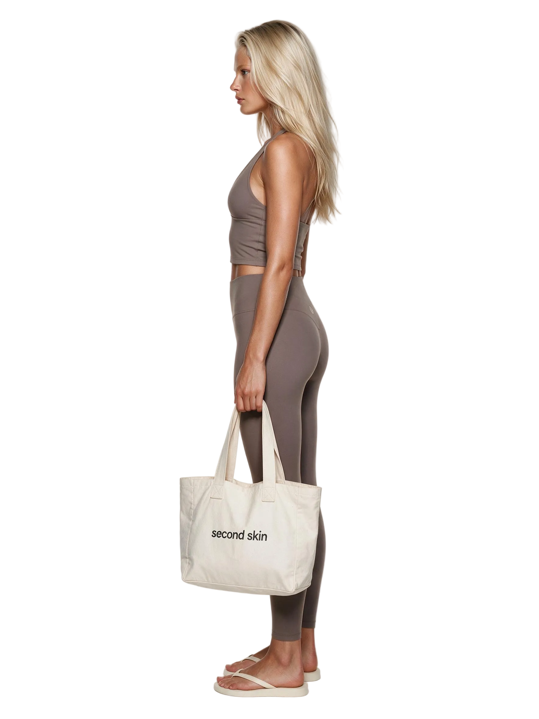 Second Skin Studio Halter Top Mushroom