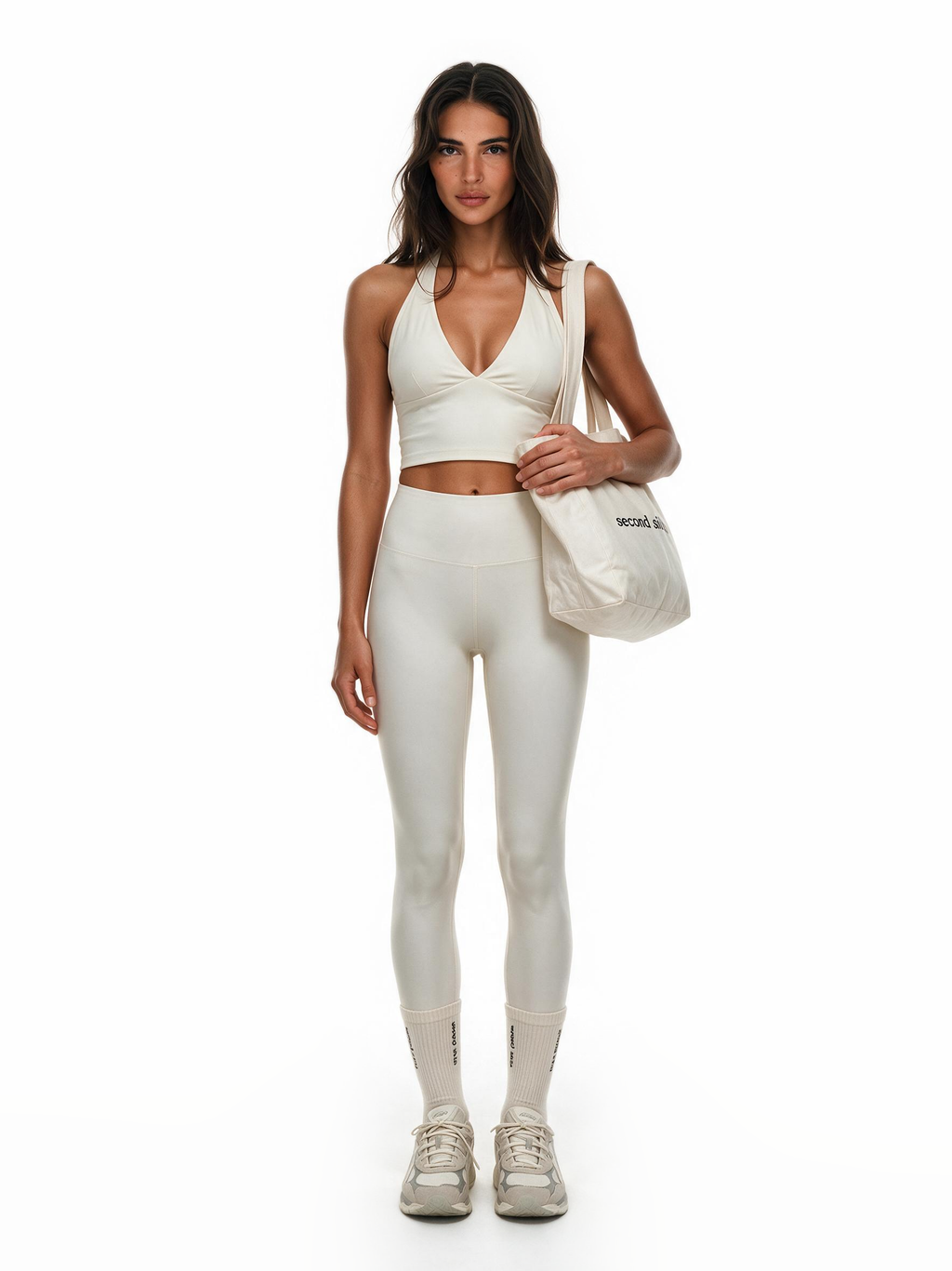 Second Skin Studio High-Waisted Legging Ivory