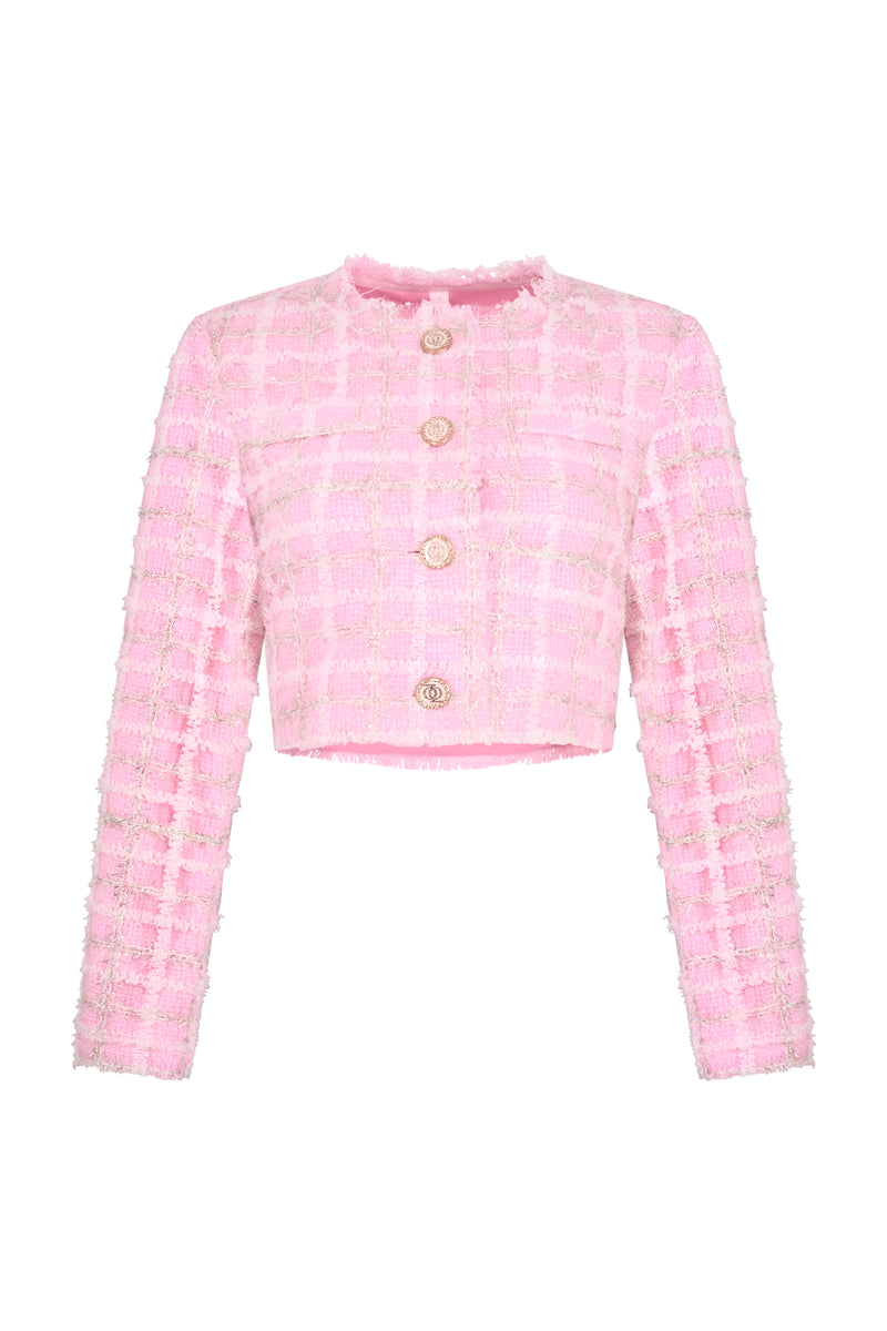High Priority Tweed Jacket Pink