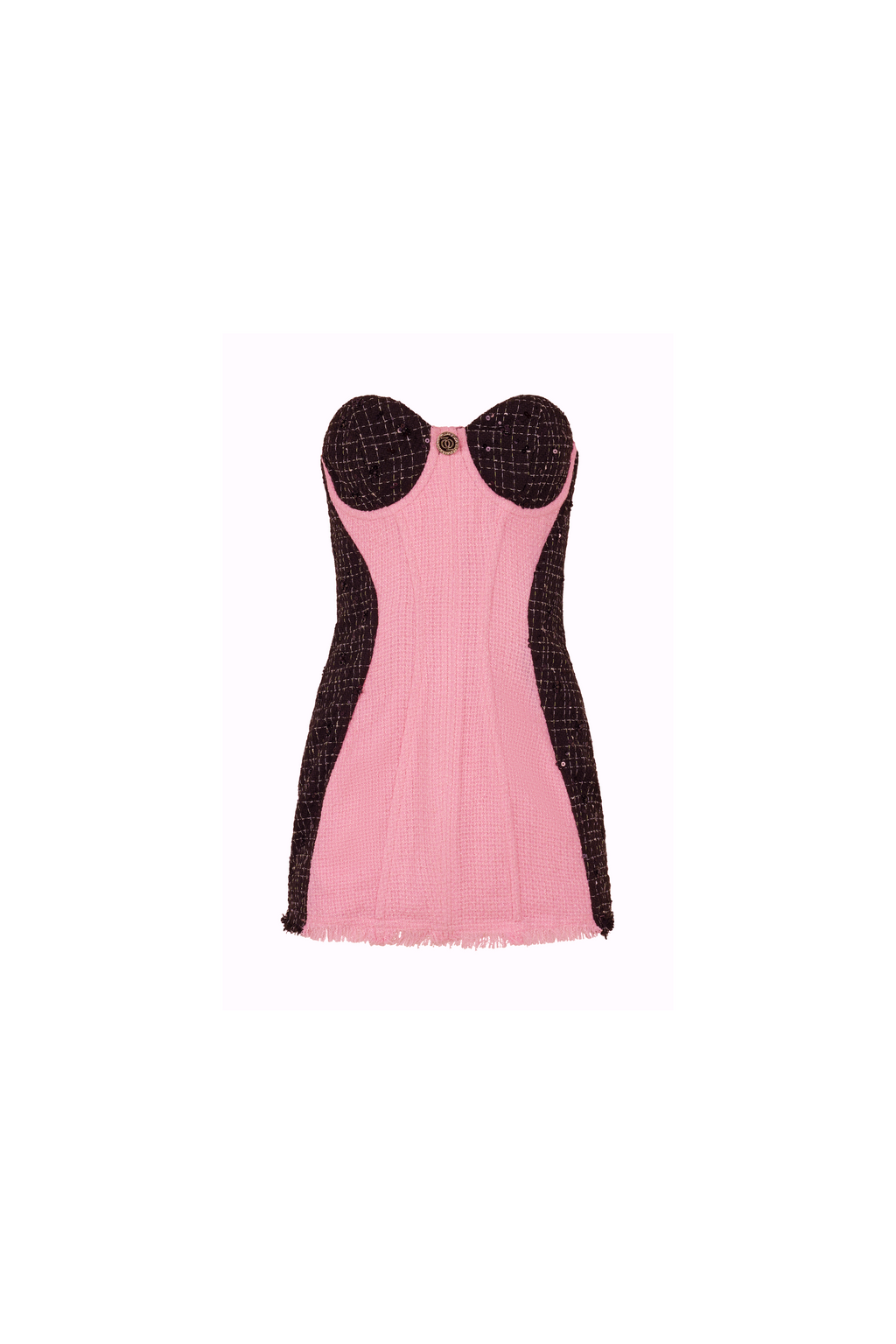 Out of Office Tweed Dress Pink