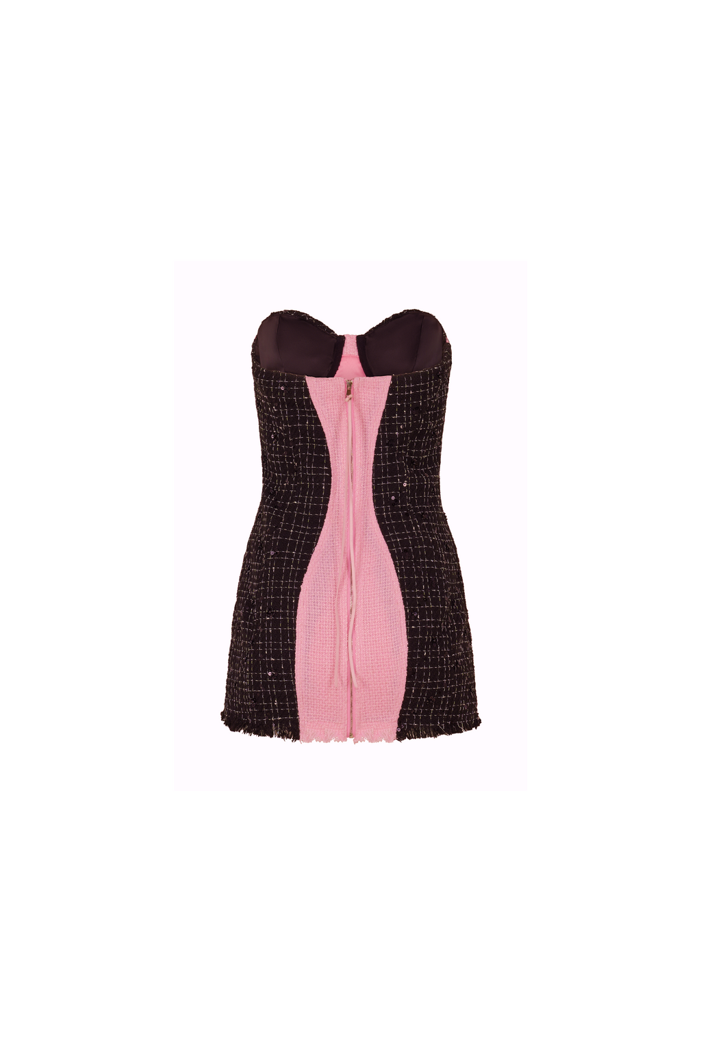 Out of Office Tweed Dress Pink
