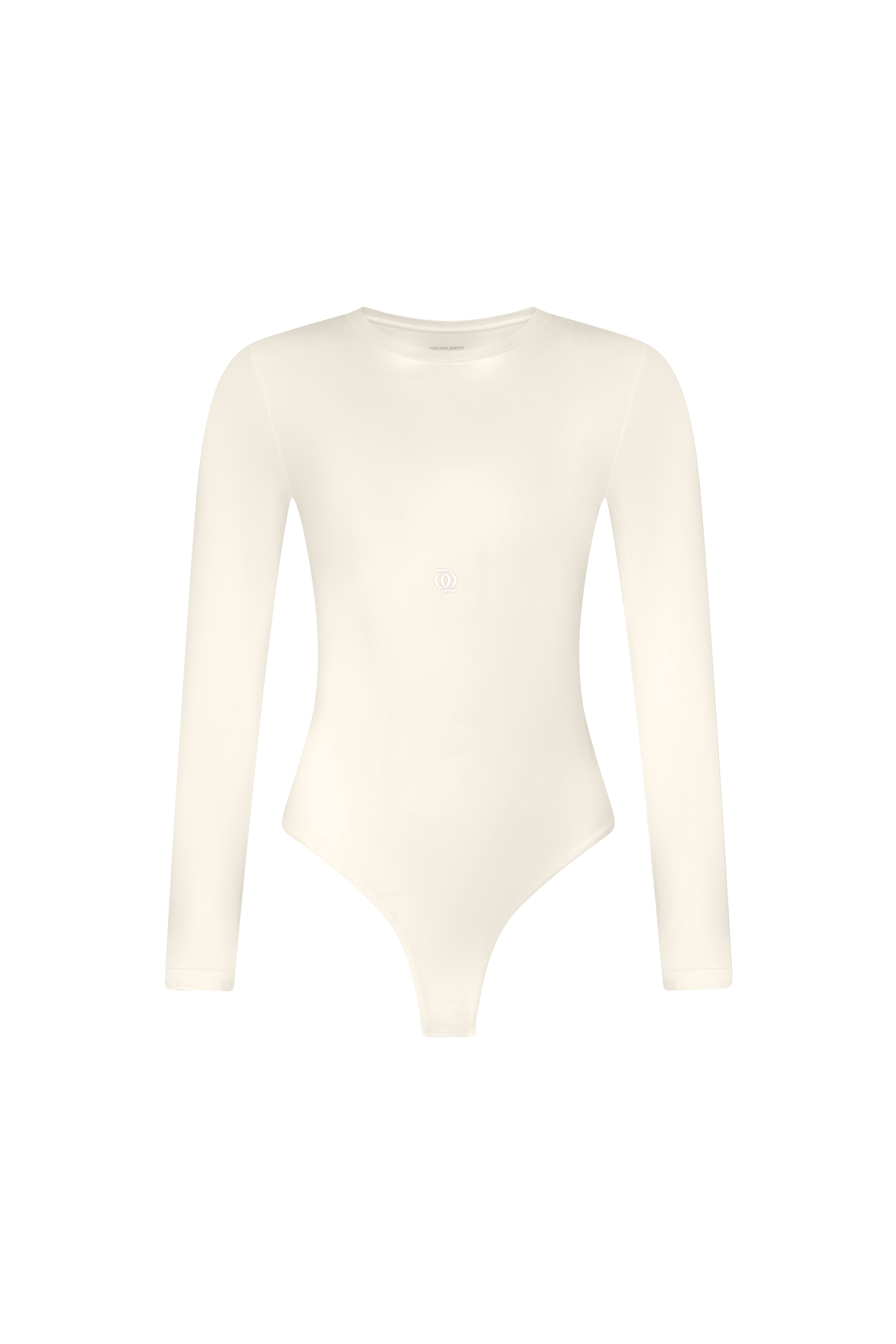 Second Skin Long Sleeve Crew-Neck Bodysuit Vanilla