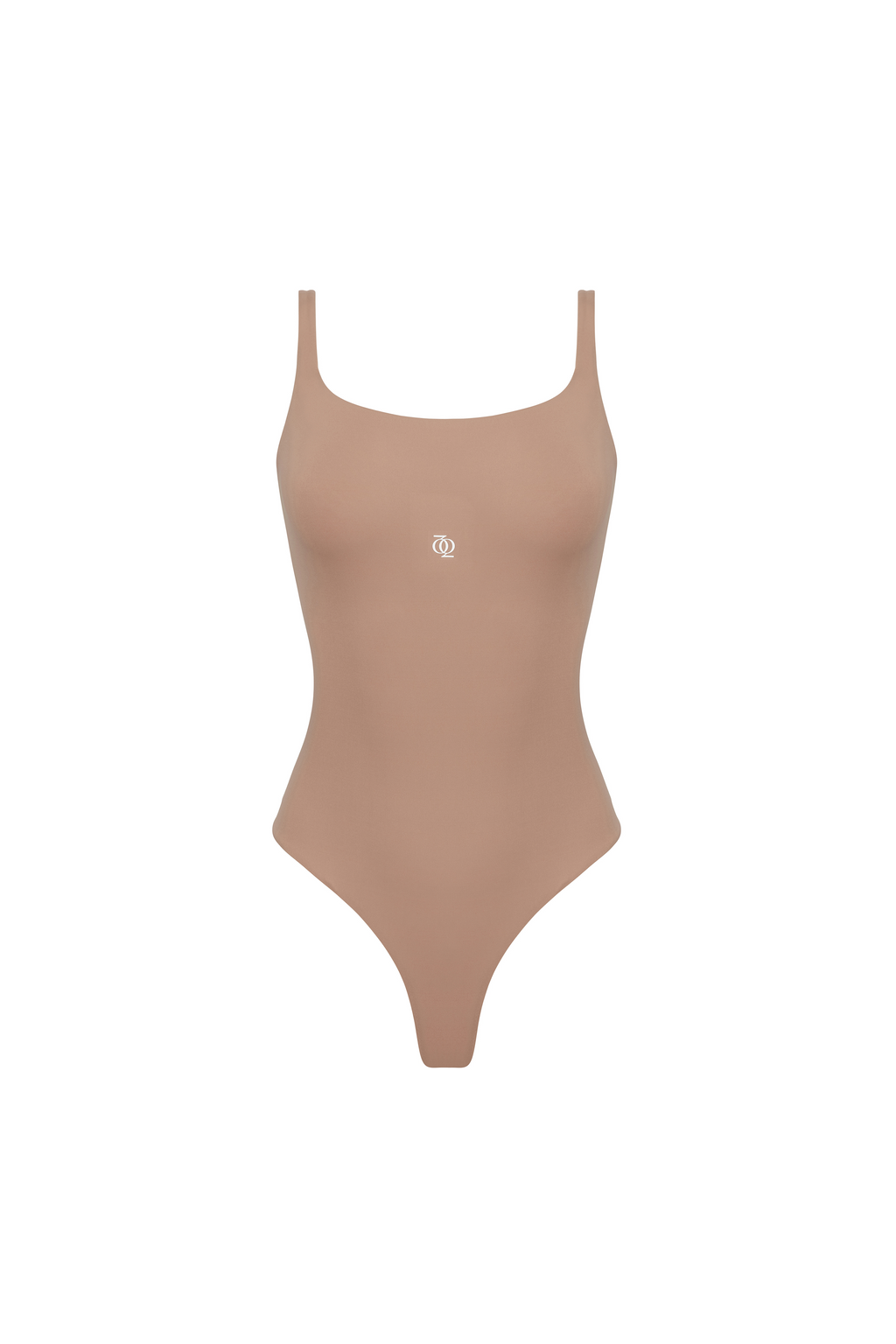 Second Skin Square-Neck Bodysuit Nude