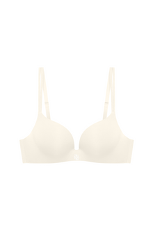 Second Skin Teardrop  Push Up Bra Vanilla