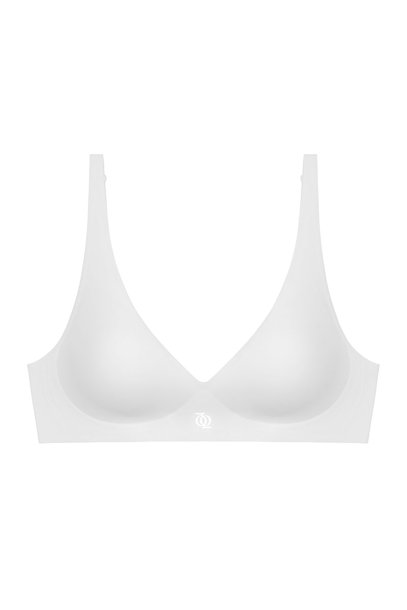 Second Skin Push Up Bralette Off White QQ