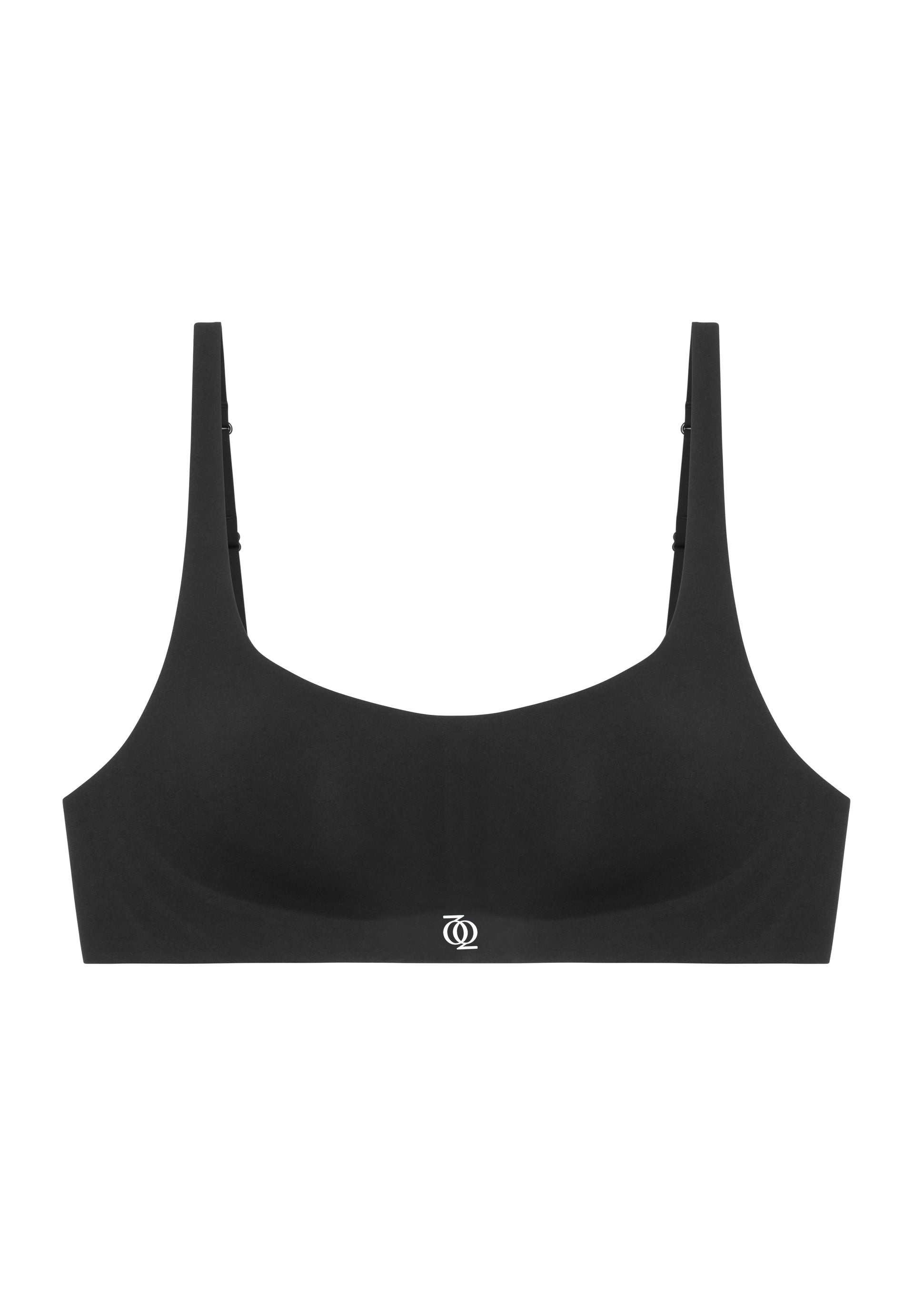 Second Skin Bralette Scoop-Neck Black