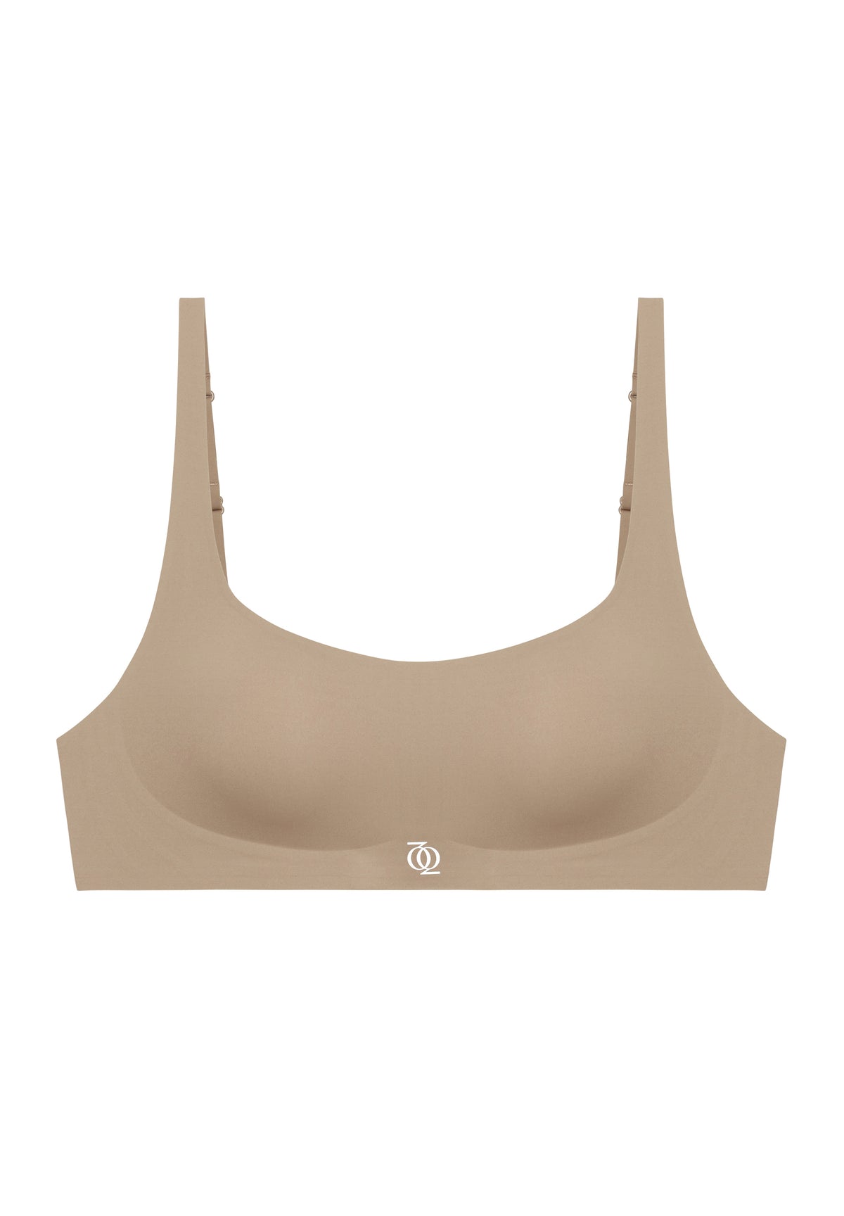 Second Skin Bralette Scoop-Neck Mocha