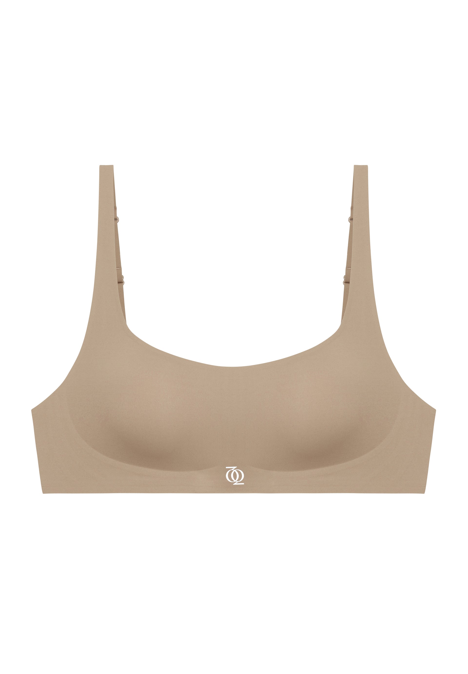 Second Skin Bralette Scoop-Neck Mocha