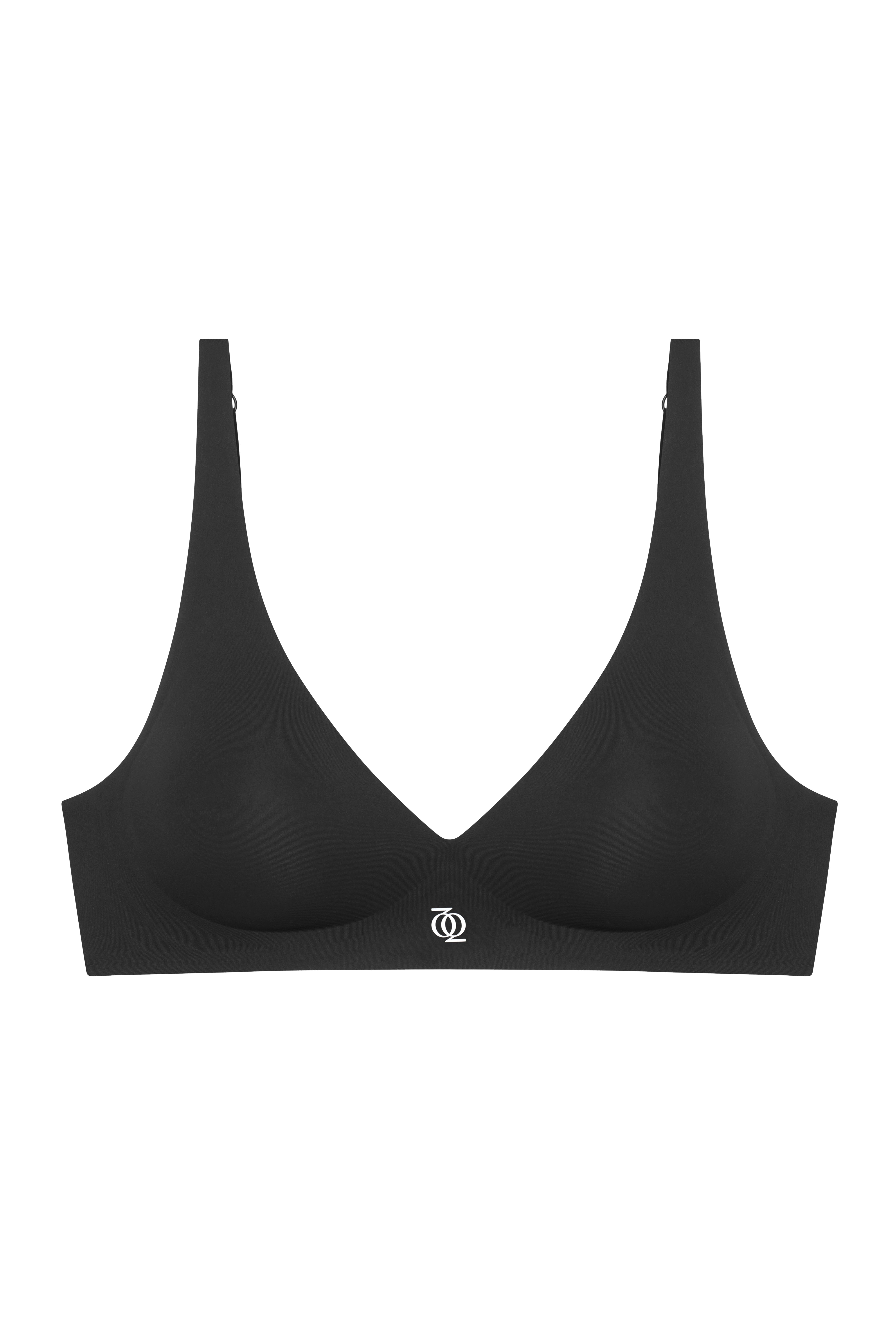 Second Skin Push Up Bralette Black QQ