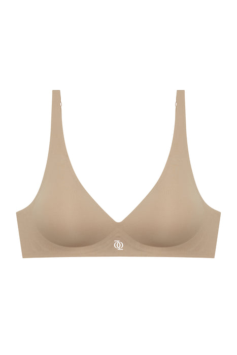Second Skin Push Up Bralette Mocha