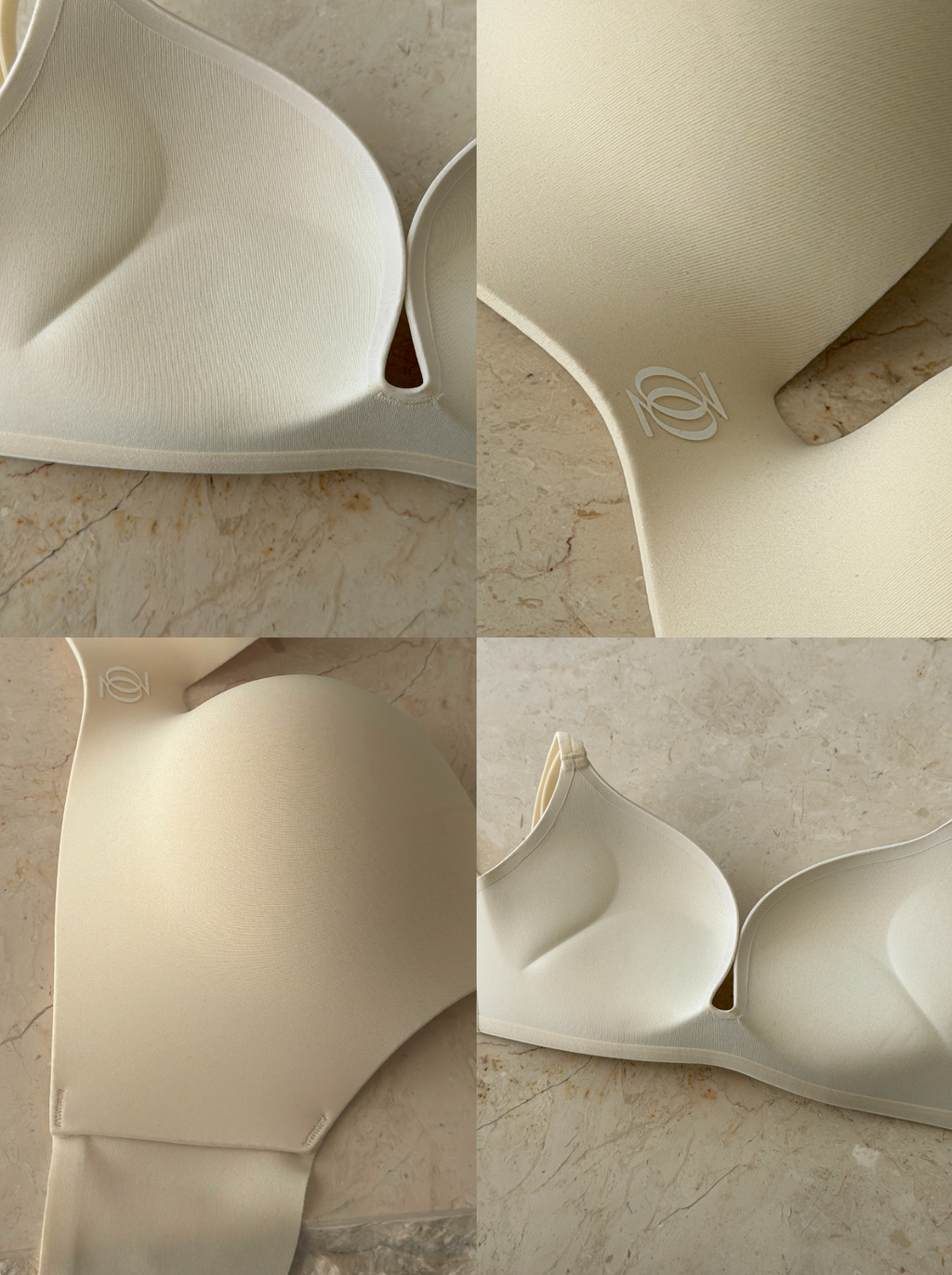 Second Skin Teardrop  Push Up Bra Vanilla