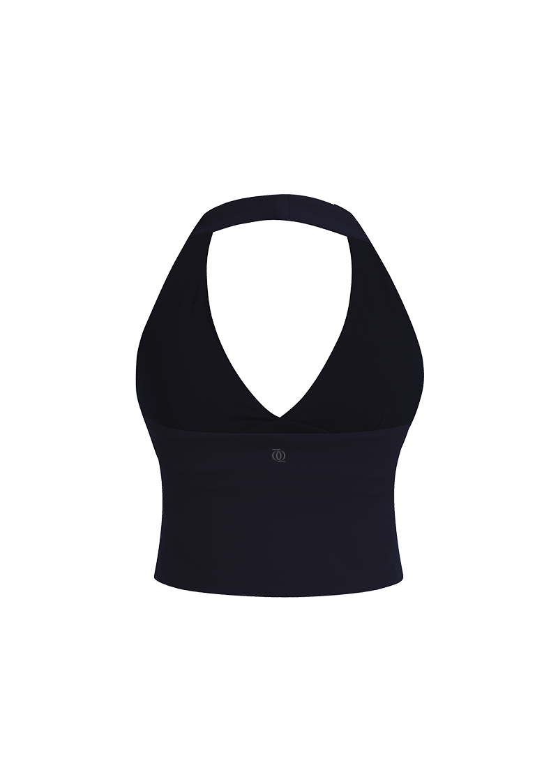 Second Skin Studio Halter Top Onyx