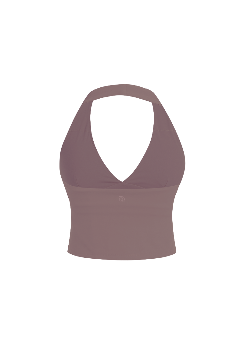 Second Skin Studio Halter Top Mushroom