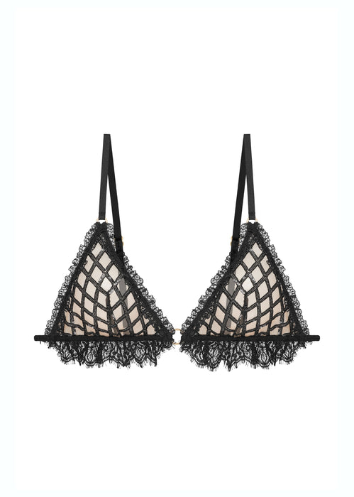 Valentina Bralette Black