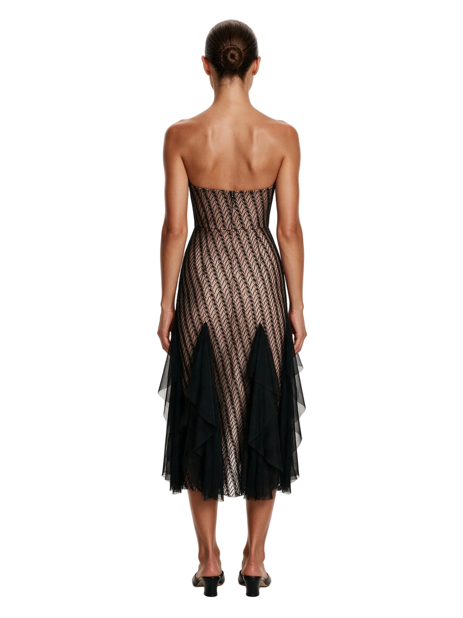 Alizee Strapless Dress Black