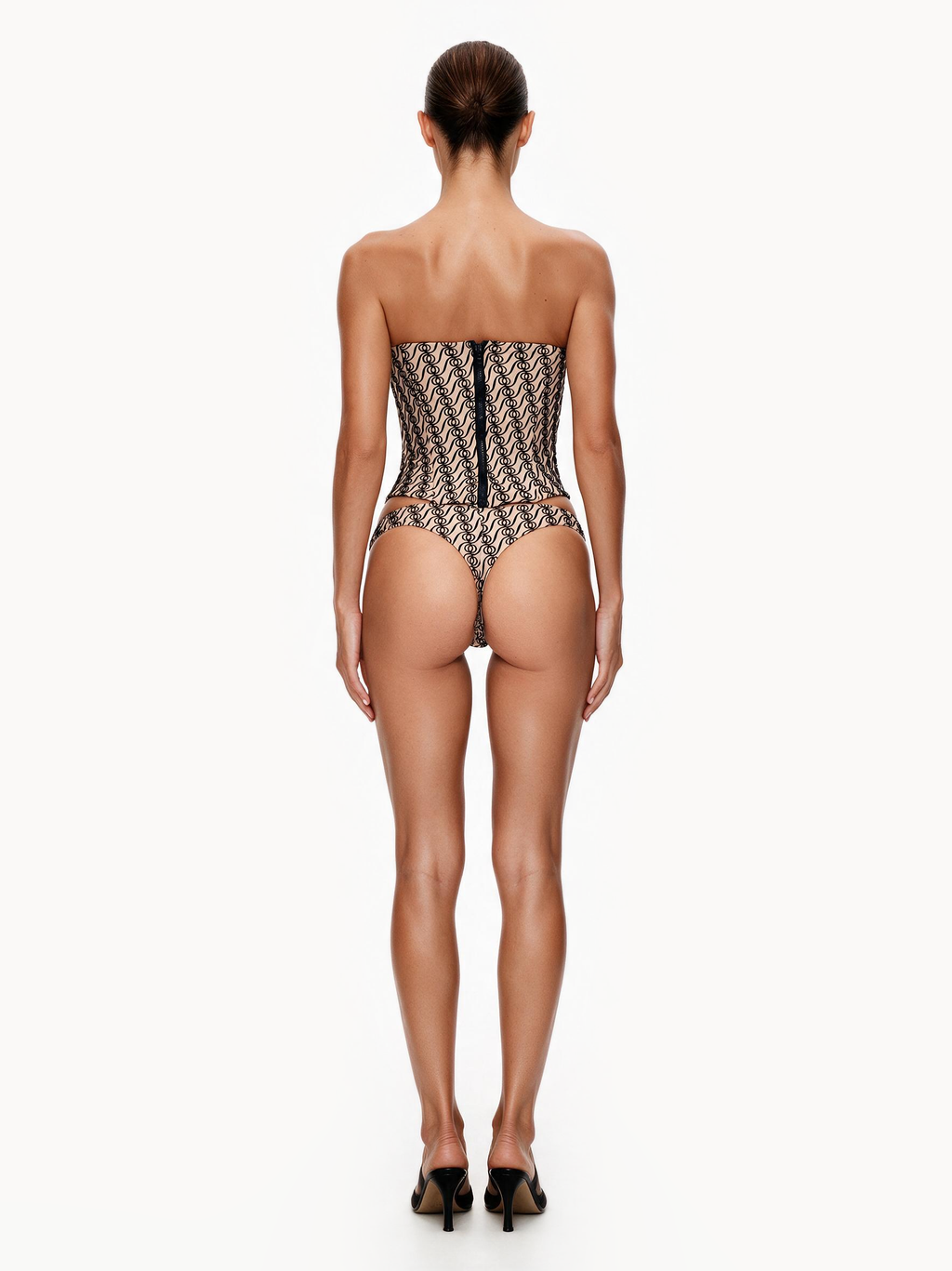 Alizee Strapless Corset Nude