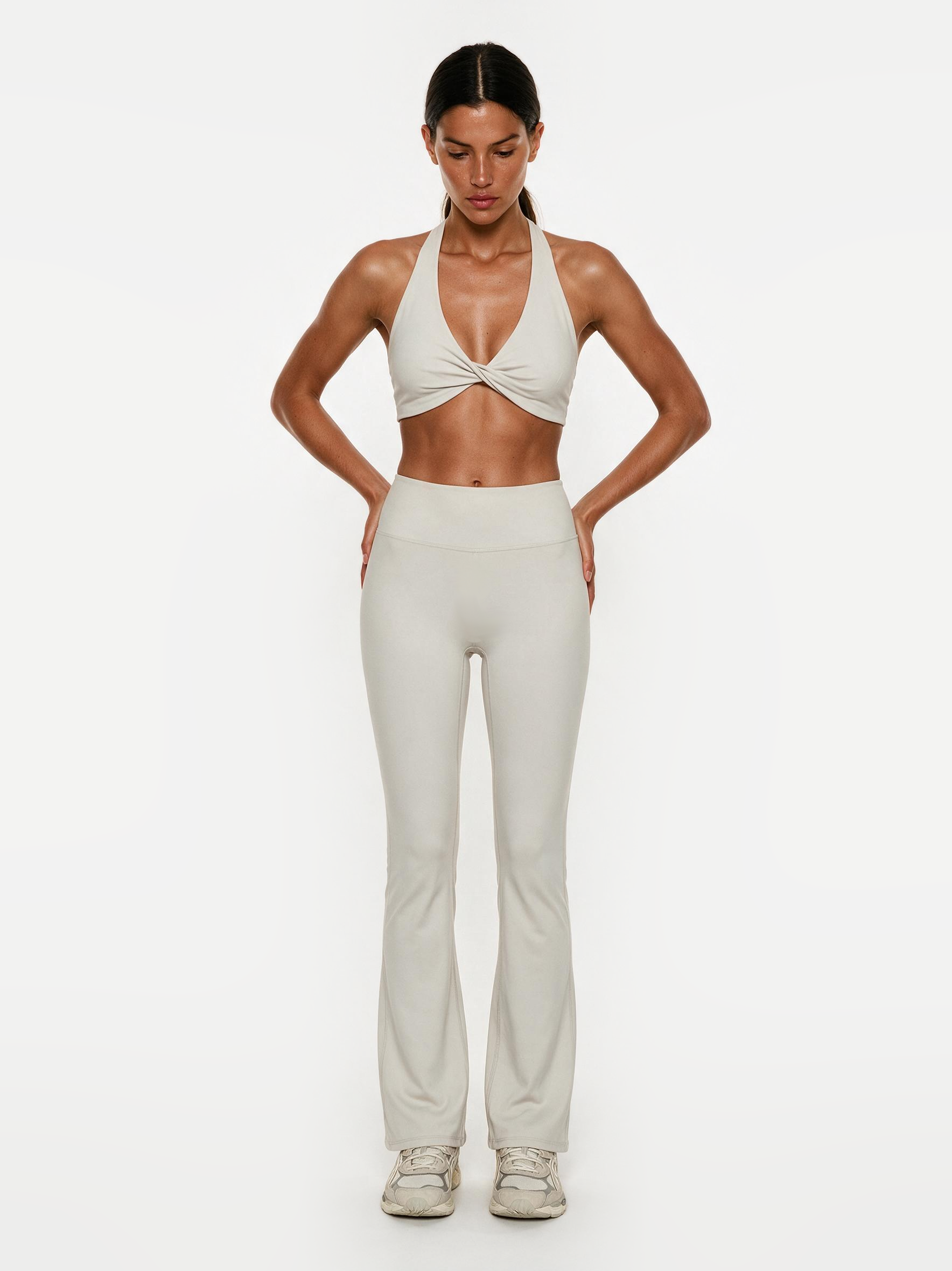 Second Skin Studio Crop Top Ivory