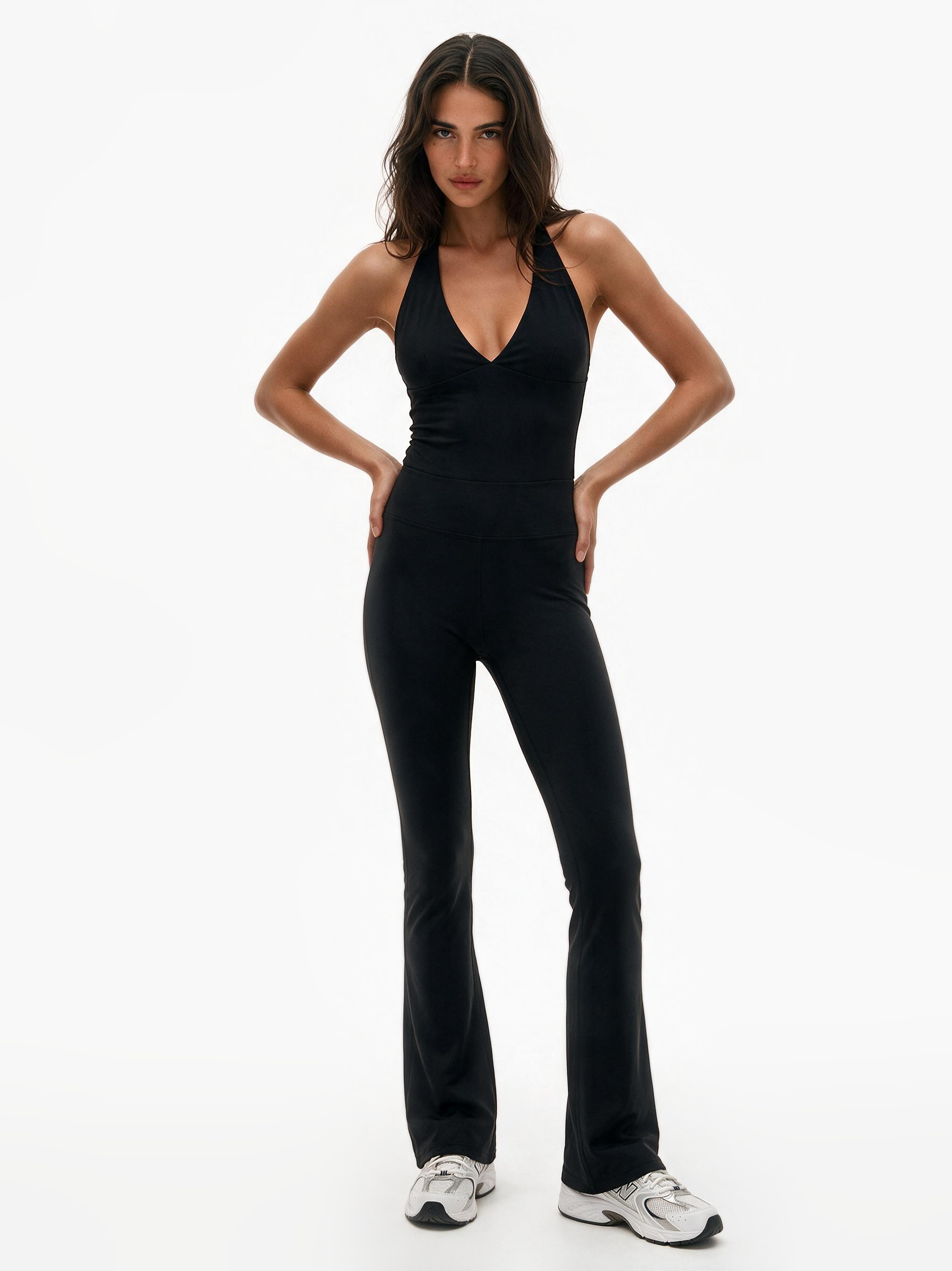 Second Skin Studio High-Waisted Bootcut Legging Onyx
