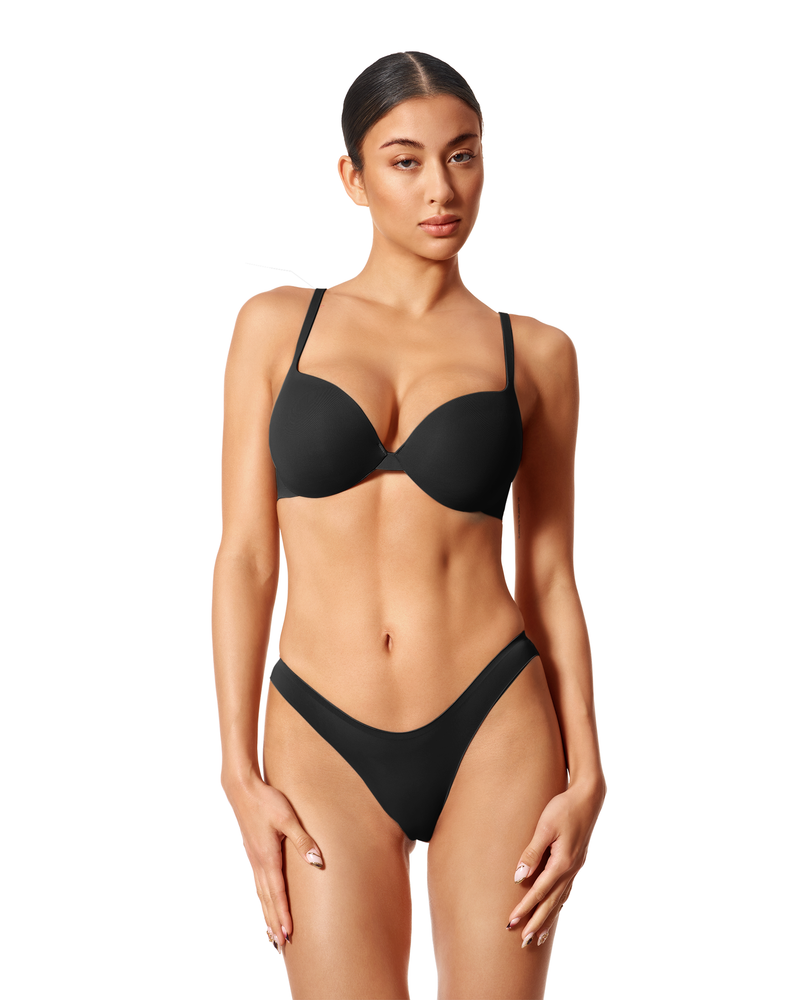 Second Skin Ultimate Push-Up Bra Graphite