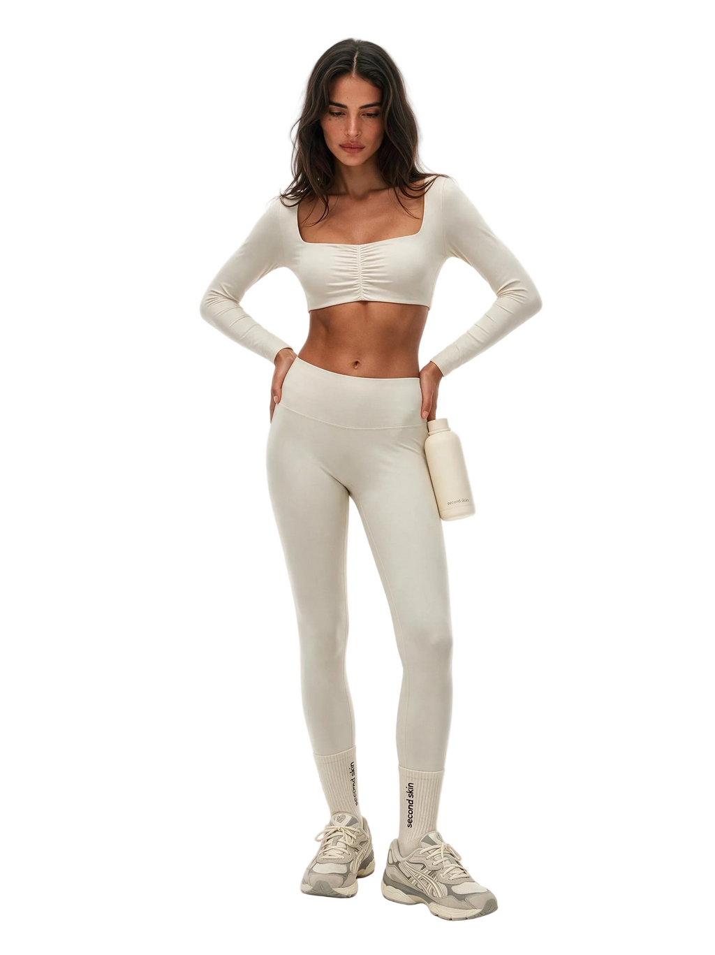 Second Skin Studio High-Waisted Legging Ivory