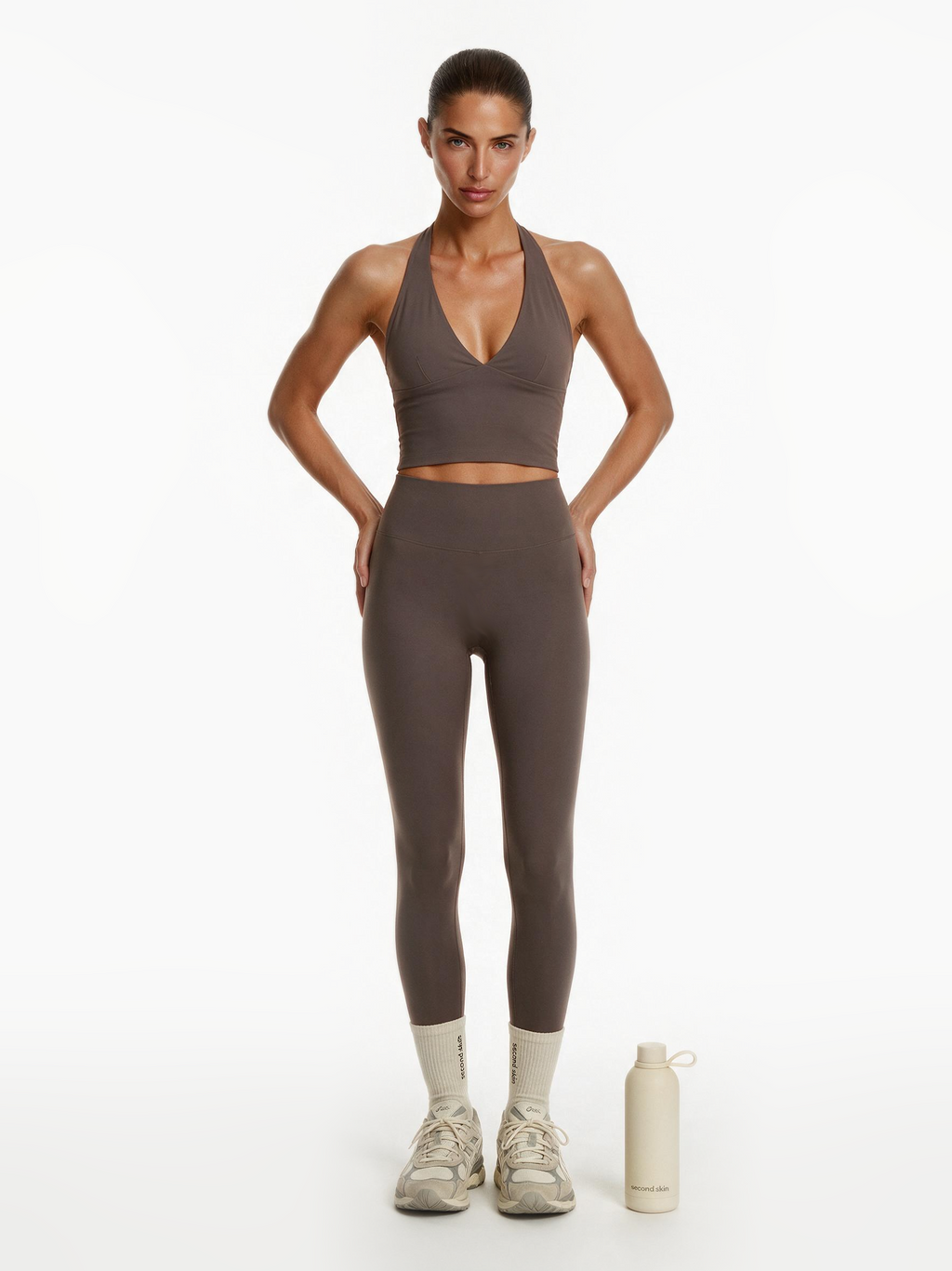 Second Skin Studio High-Waisted Legging Mushroom