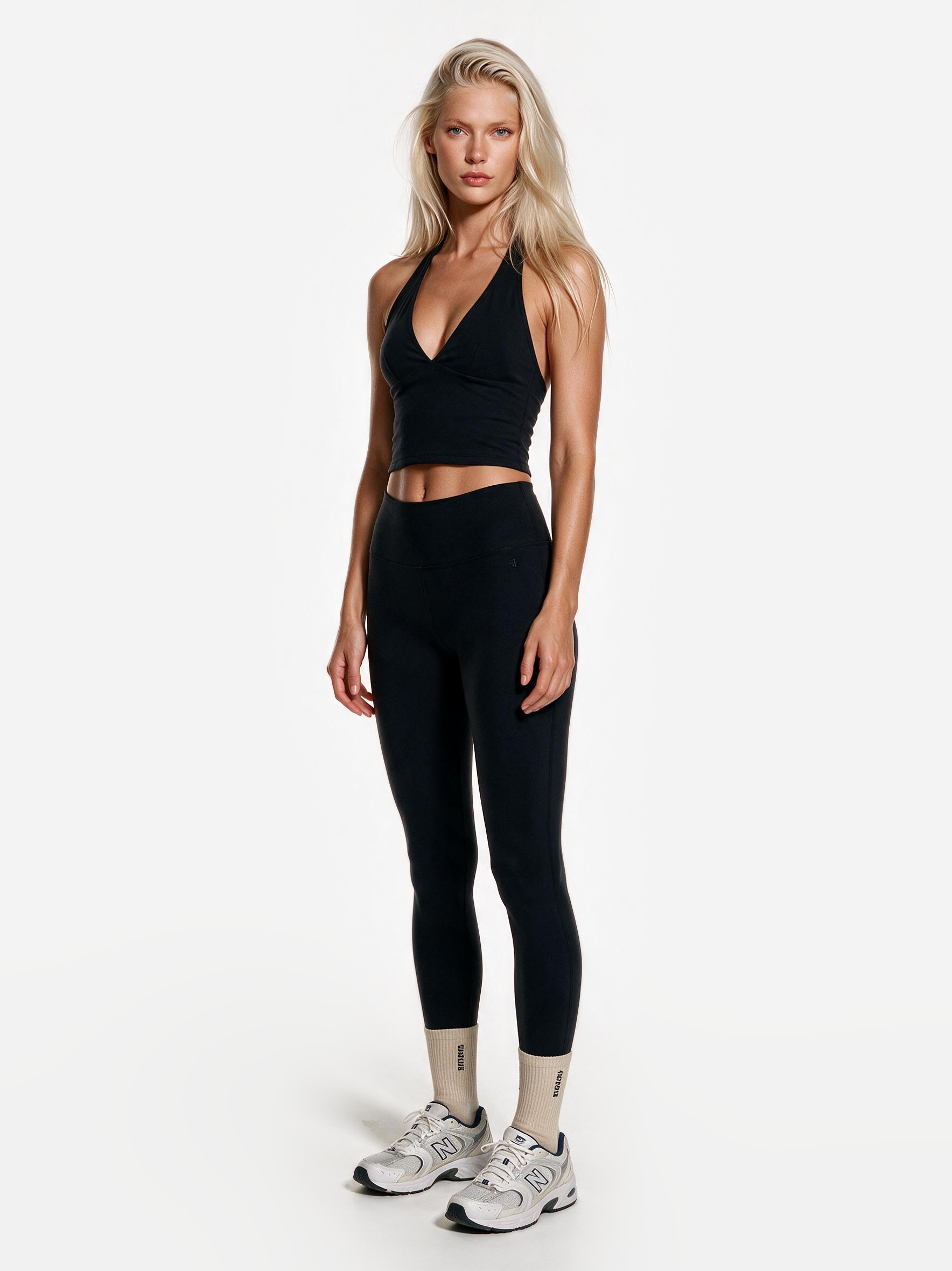 Second Skin Studio Halter Top Onyx