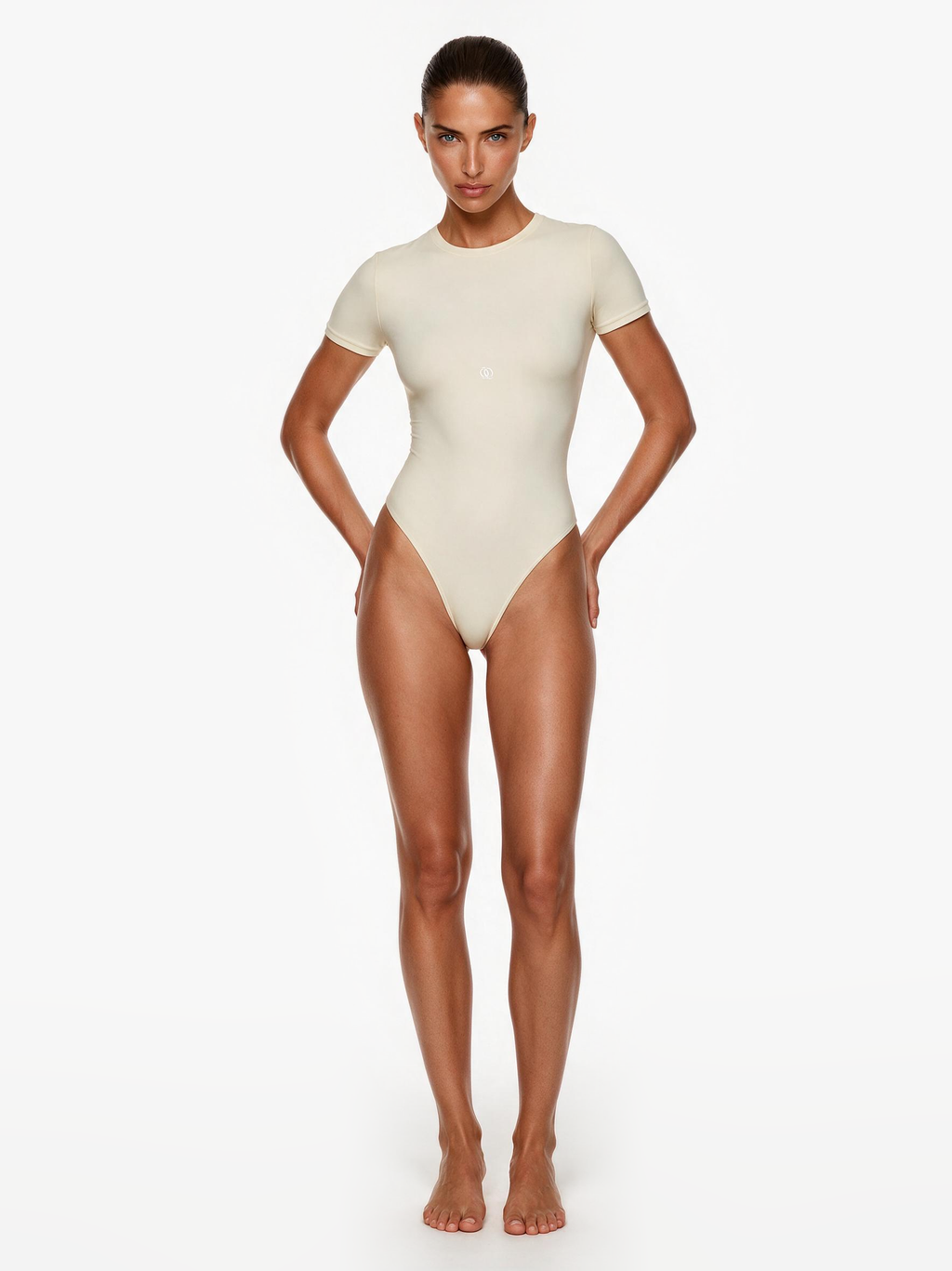 Second Skin T-Shirt Bodysuit Vanilla